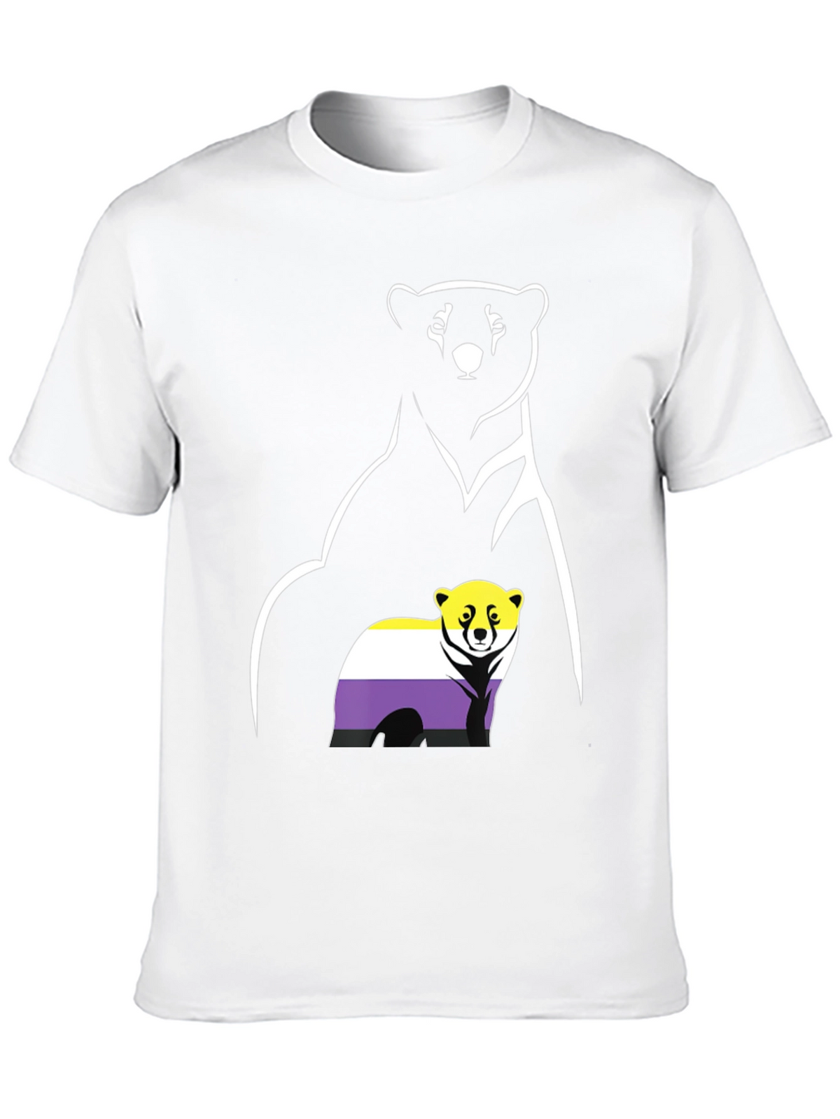 Nonbinary Pride Bear T-Shirt