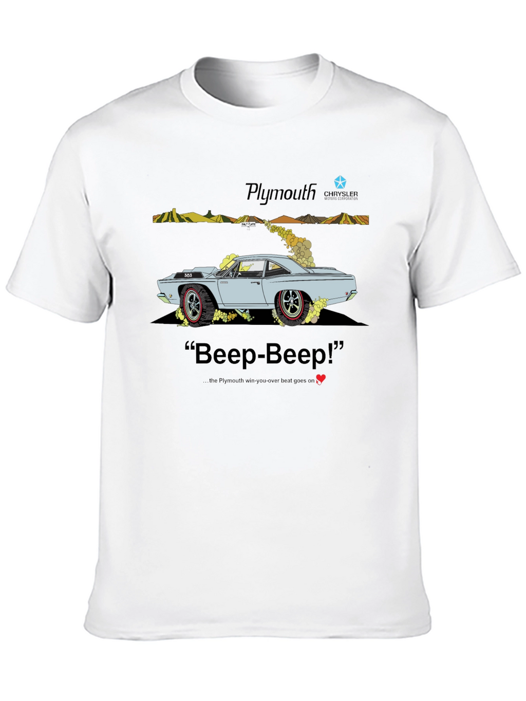 Plymouth Beep-Beep! Mens Graphic T-Shirt