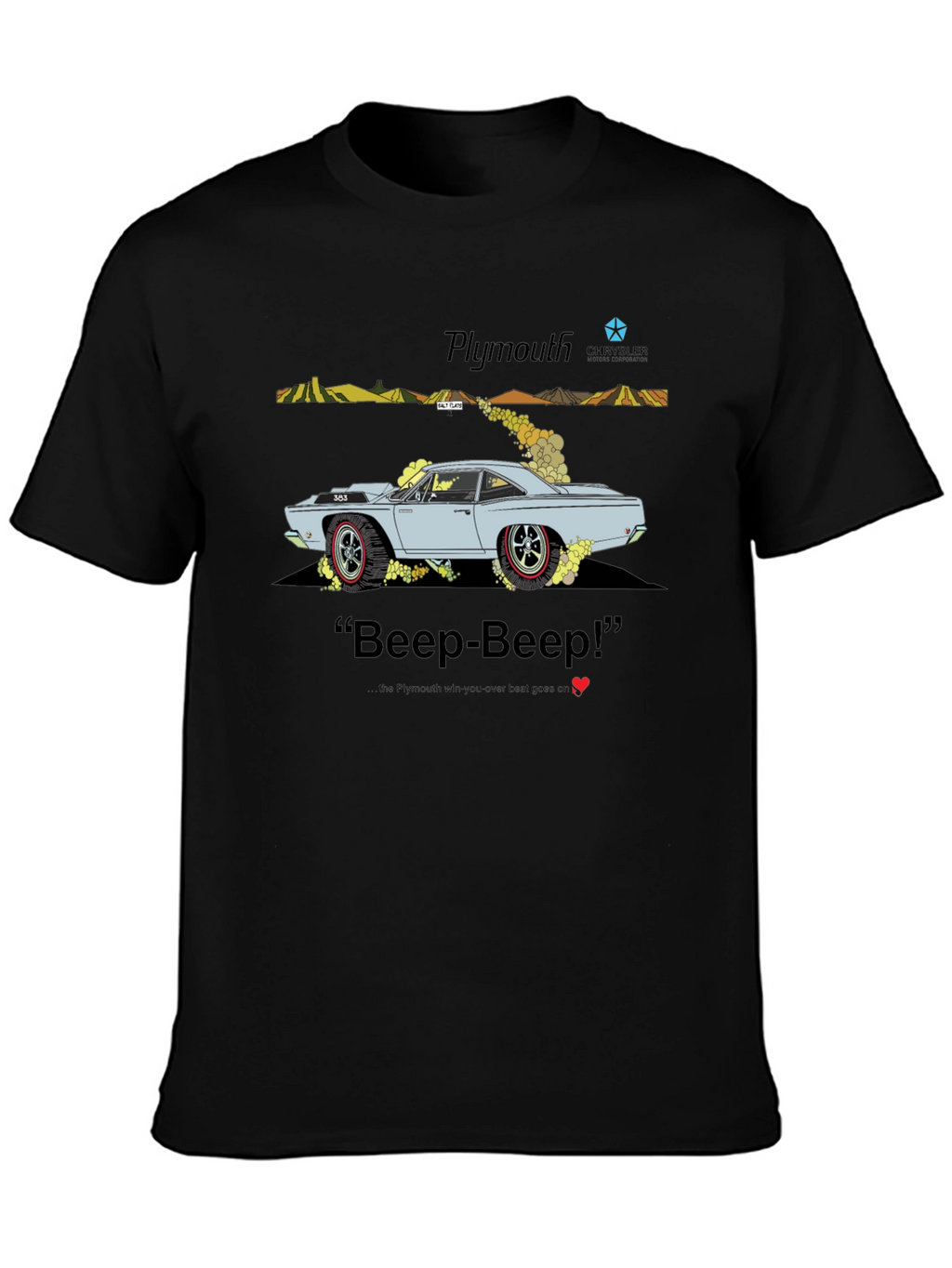 Plymouth Beep-Beep! Mens Graphic T-Shirt