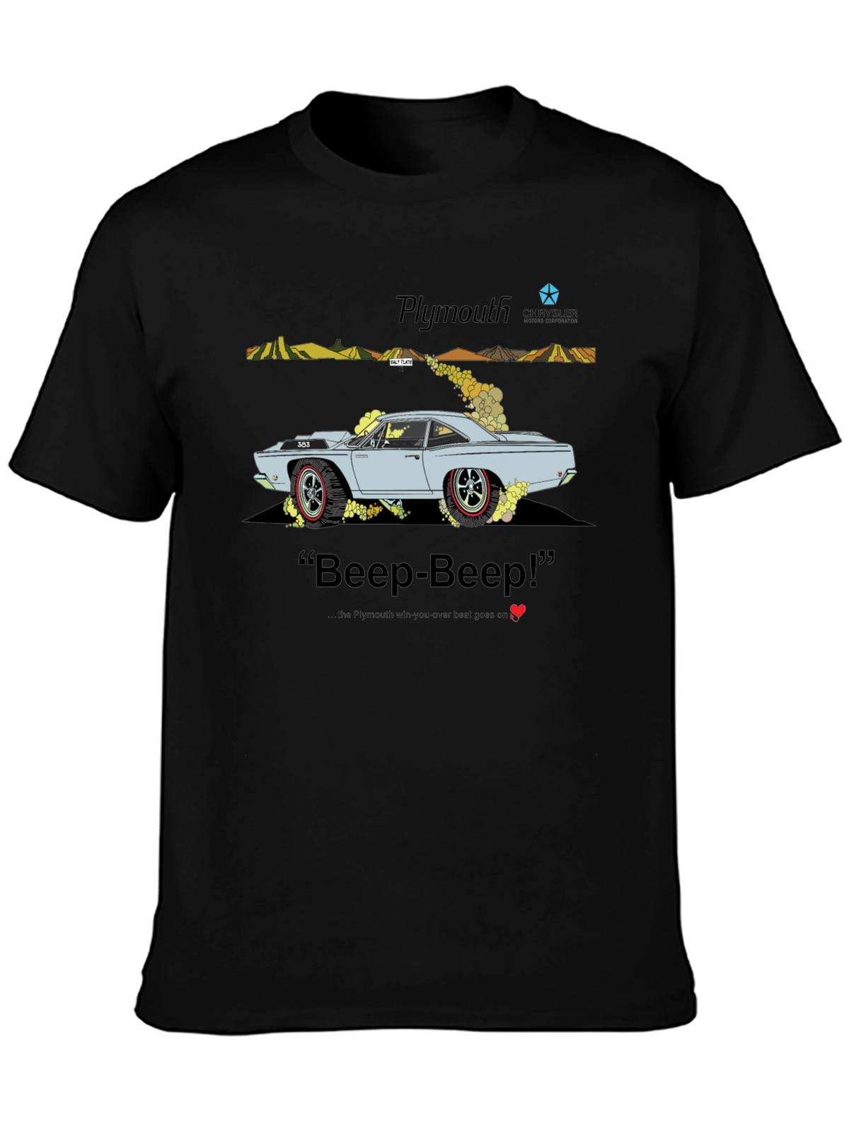 Plymouth Beep-Beep! Mens Graphic T-Shirt