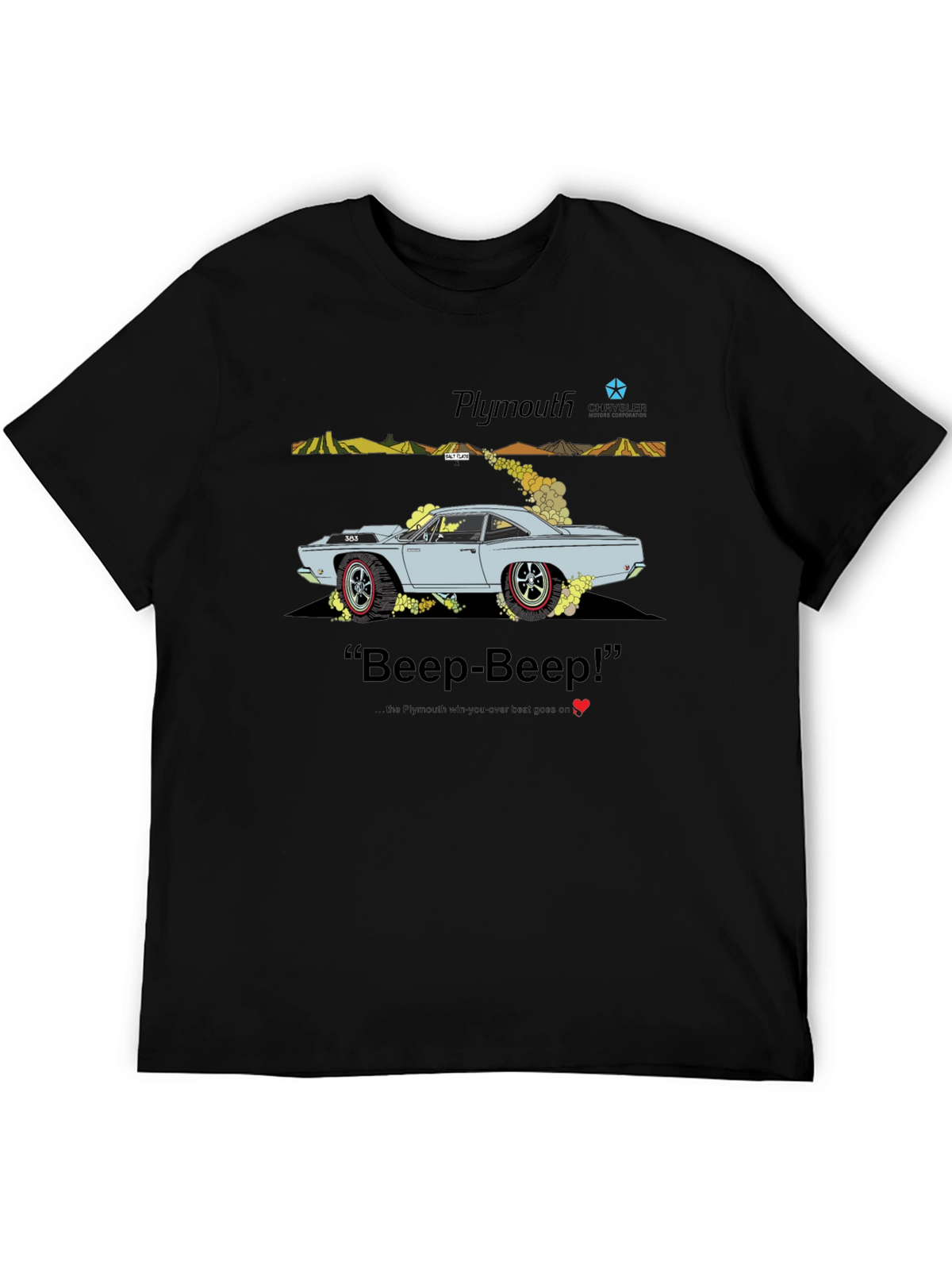 Plymouth Beep-Beep! Mens Graphic T-Shirt
