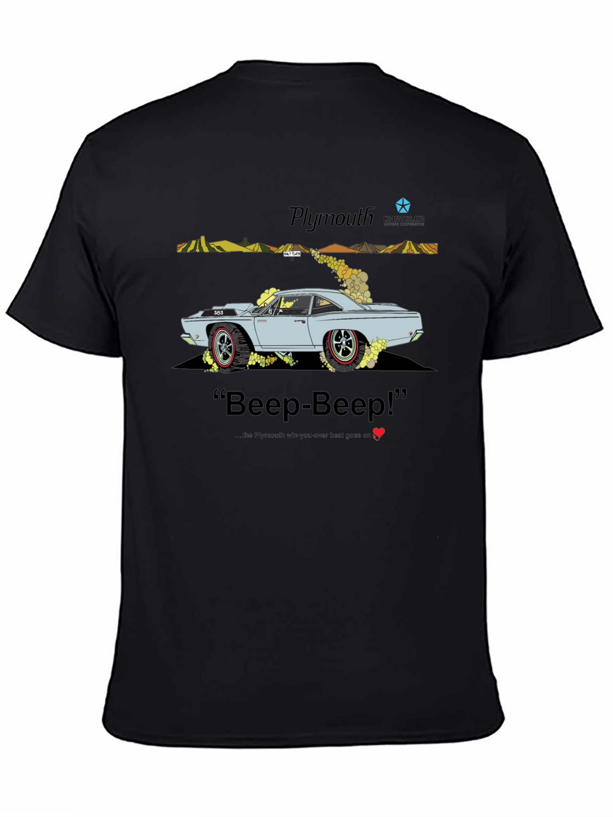 Plymouth Beep-Beep! Mens Graphic T-Shirt