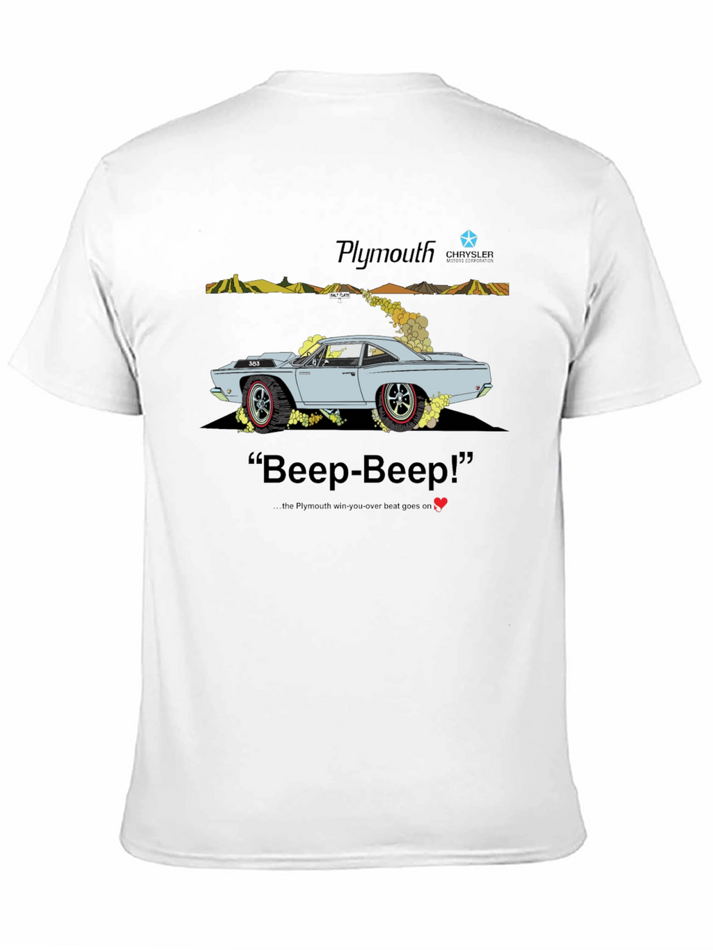 Plymouth Beep-Beep! Mens Graphic T-Shirt