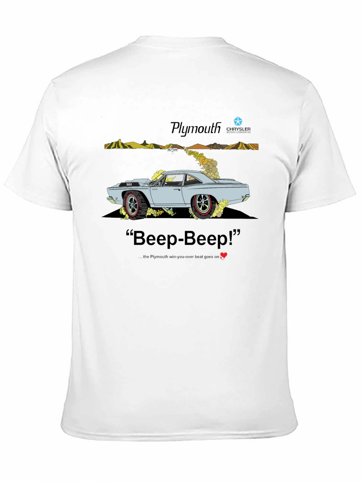 Plymouth Beep-Beep! Mens Graphic T-Shirt