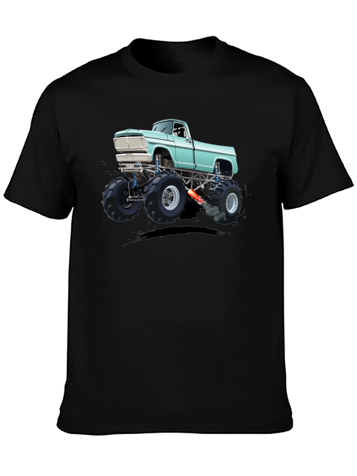 Monster Truck Graphic Tee - Black