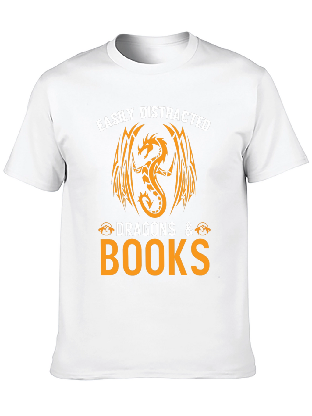 Easily Distracted by Dragons & Books T-Shirt