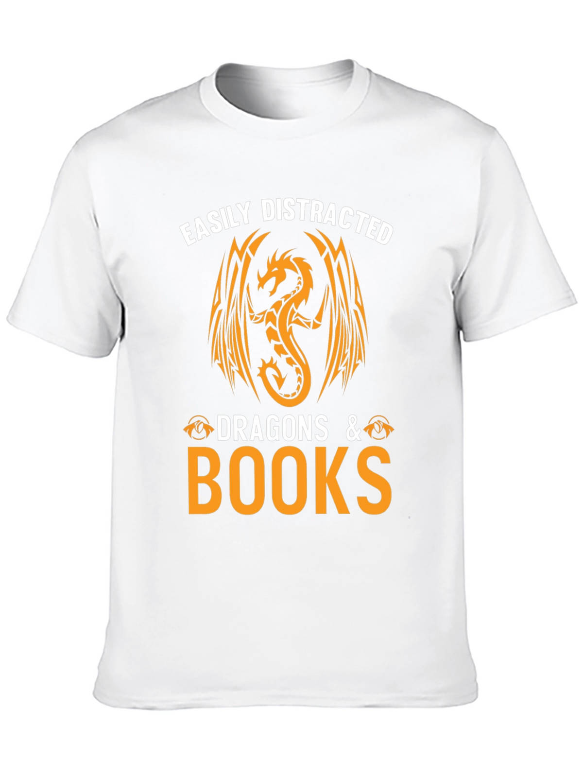 Easily Distracted by Dragons & Books T-Shirt