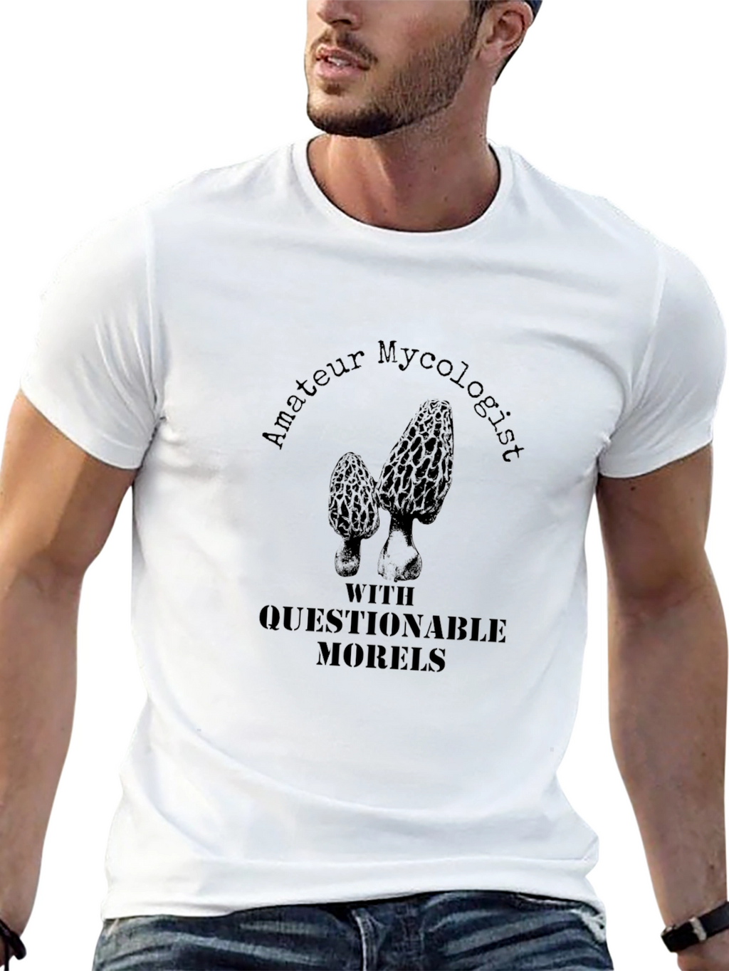 Amateur Mycologist T-Shirt with Questionable Morels