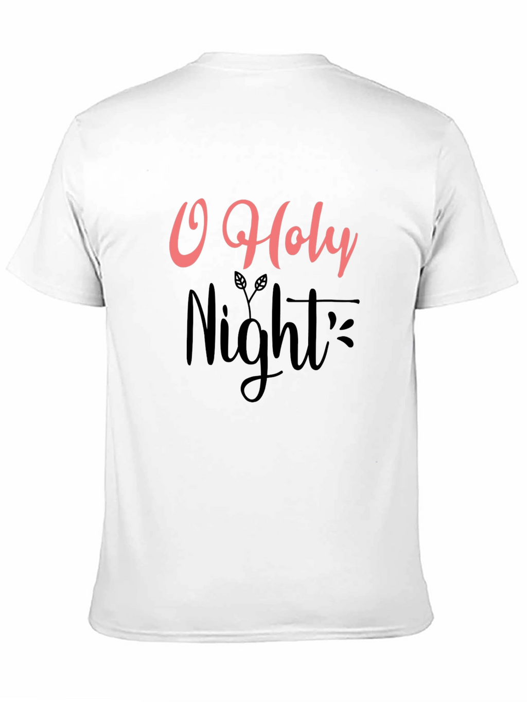 O Holy Night Graphic Tee - Black Holiday T-Shirt