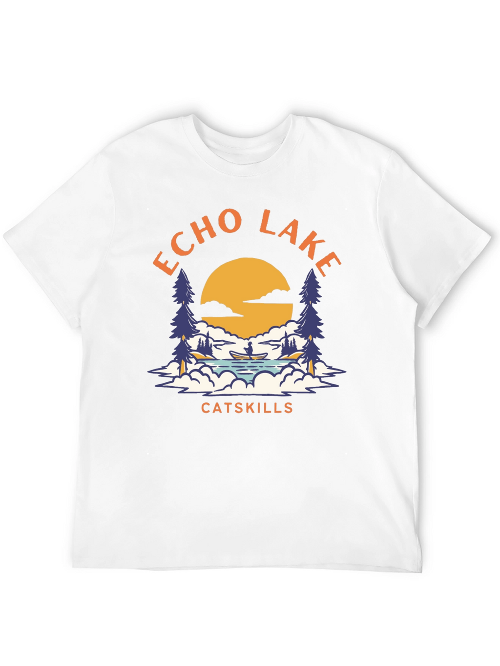 Echo Lake Catskills Graphic T-Shirt