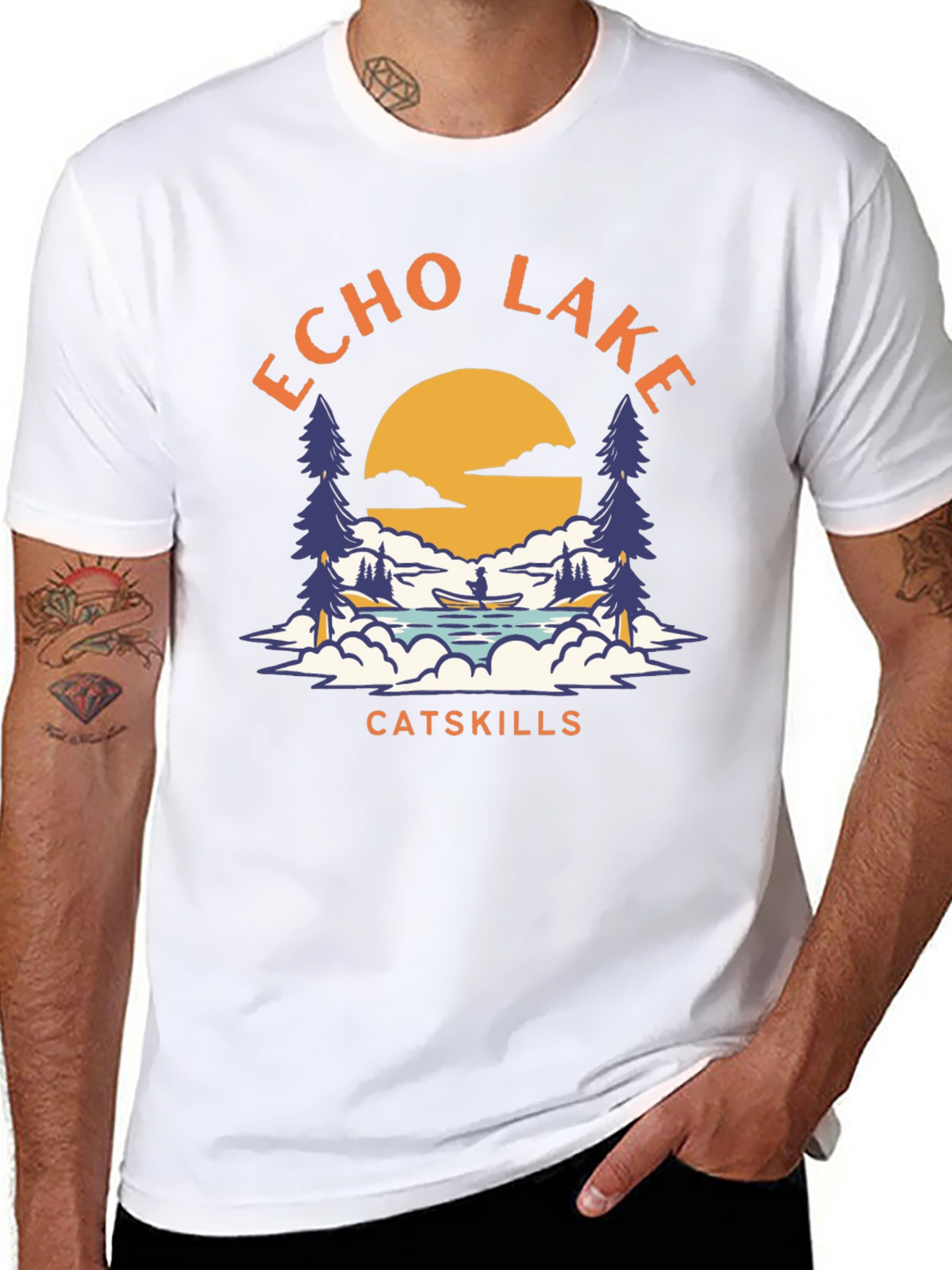 Echo Lake Catskills Graphic T-Shirt