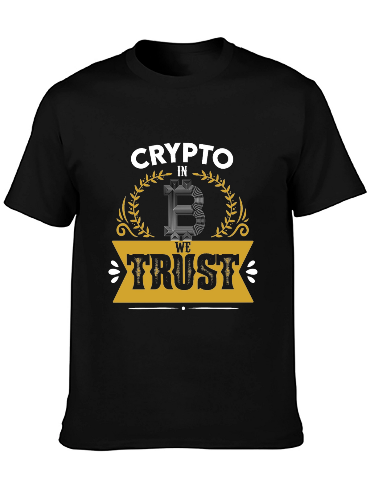 Crypto We Trust Graphic Tee - Black