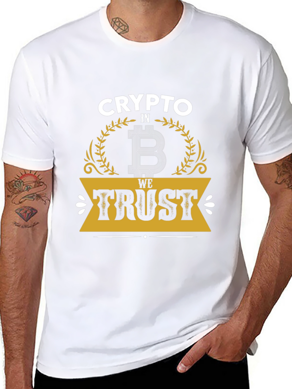 Crypto We Trust Graphic Tee - Black