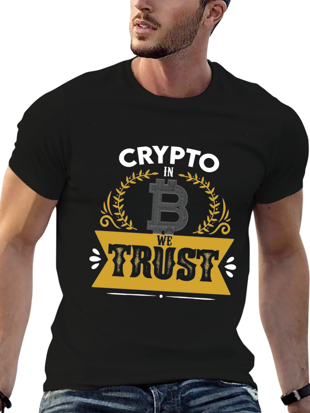 Crypto We Trust Graphic Tee - Black