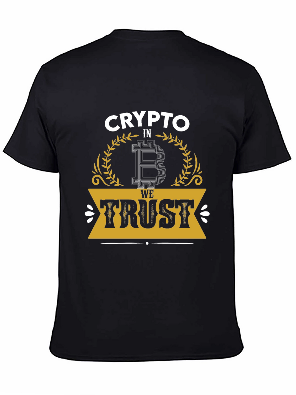 Crypto We Trust Graphic Tee - Black