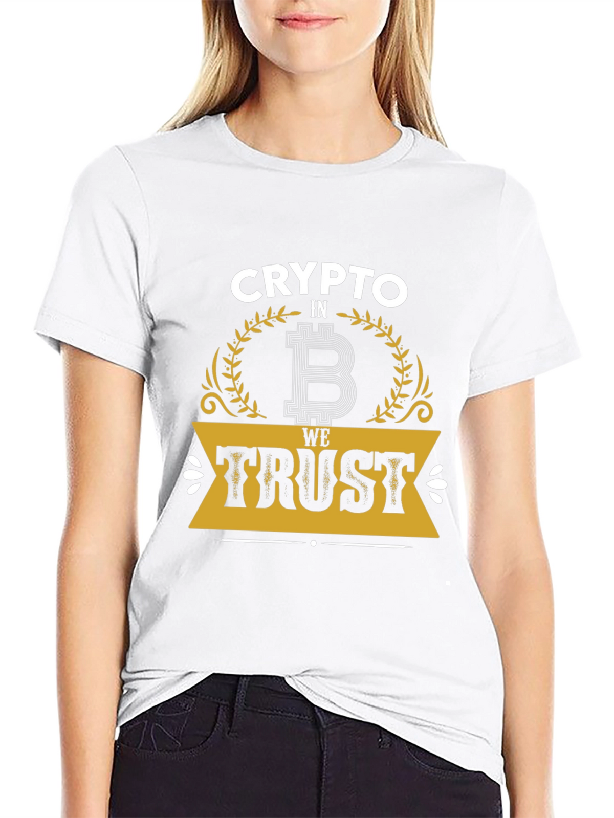 Crypto We Trust Graphic Tee - Black