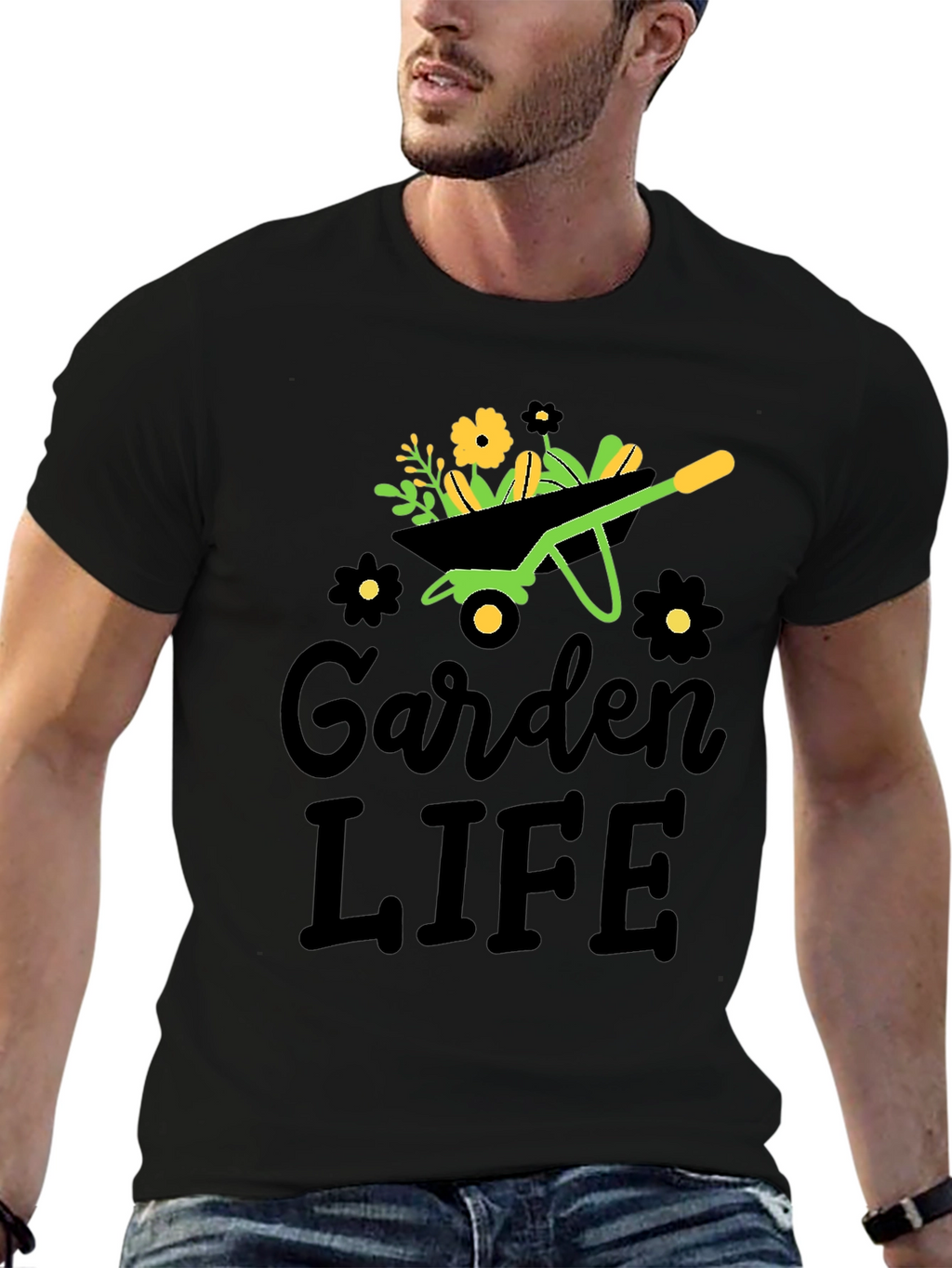 Garden Life T-Shirt - Wheelbarrow Graphic Tee
