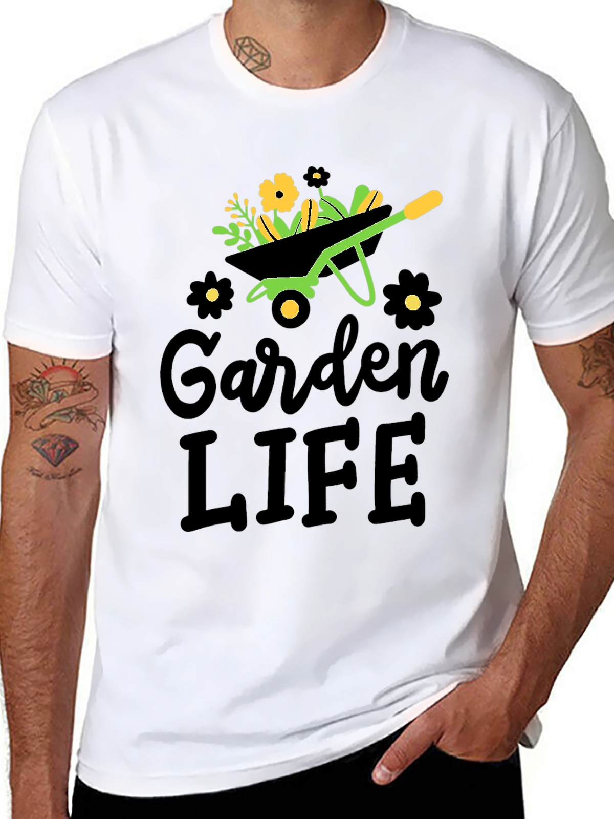 Garden Life T-Shirt - Wheelbarrow Graphic Tee
