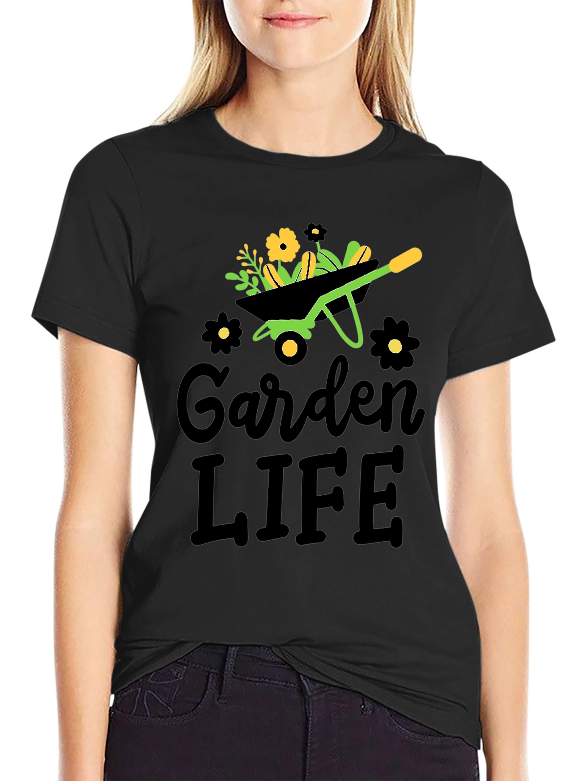Garden Life T-Shirt - Wheelbarrow Graphic Tee