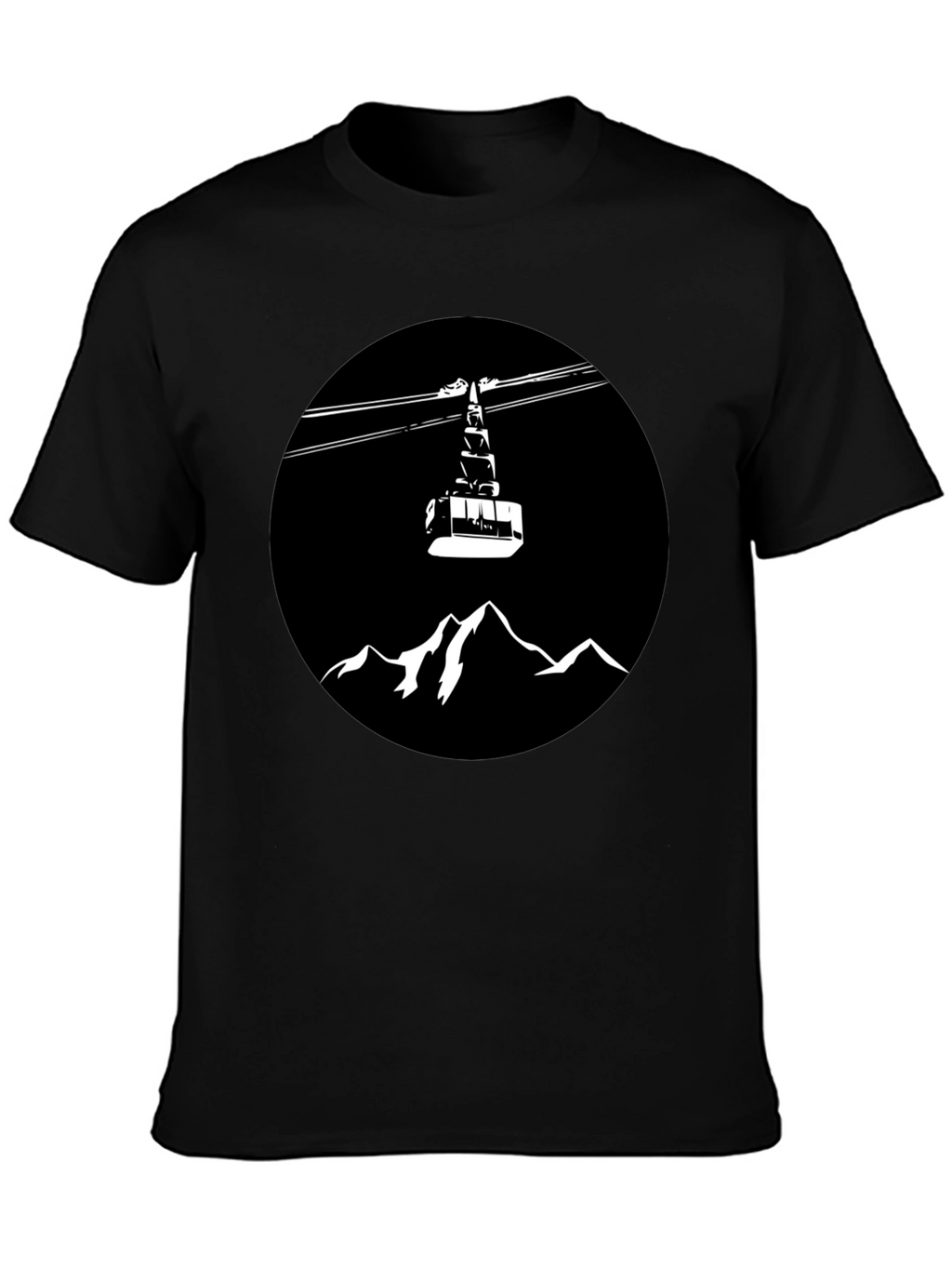 Mountain Cable Car Graphic Tee
