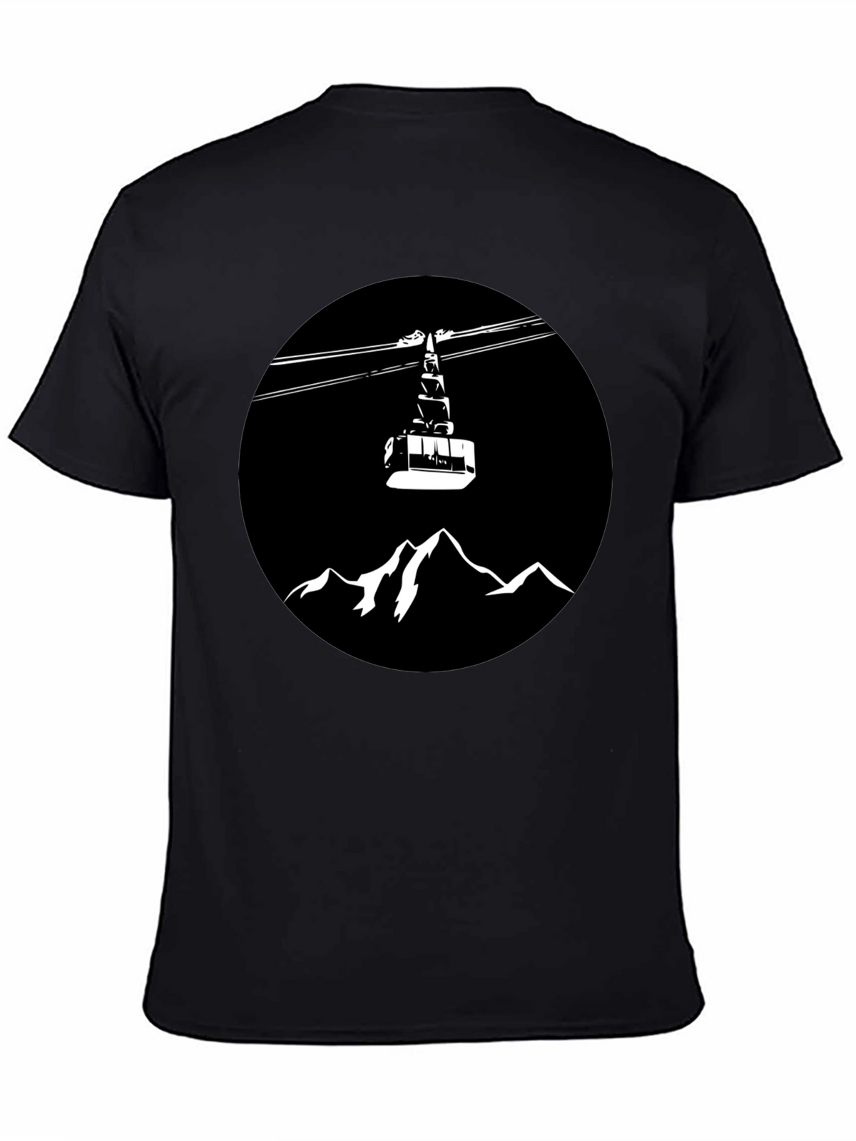 Mountain Cable Car Graphic Tee
