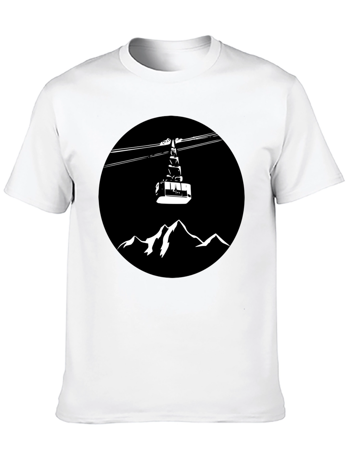 Mountain Cable Car Graphic Tee
