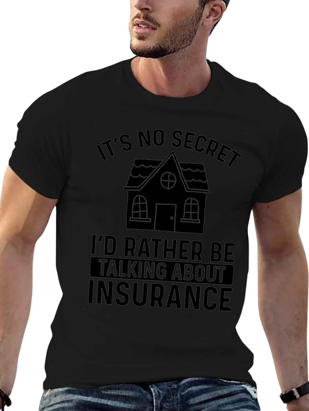 Insurance Lover Black T-Shirt