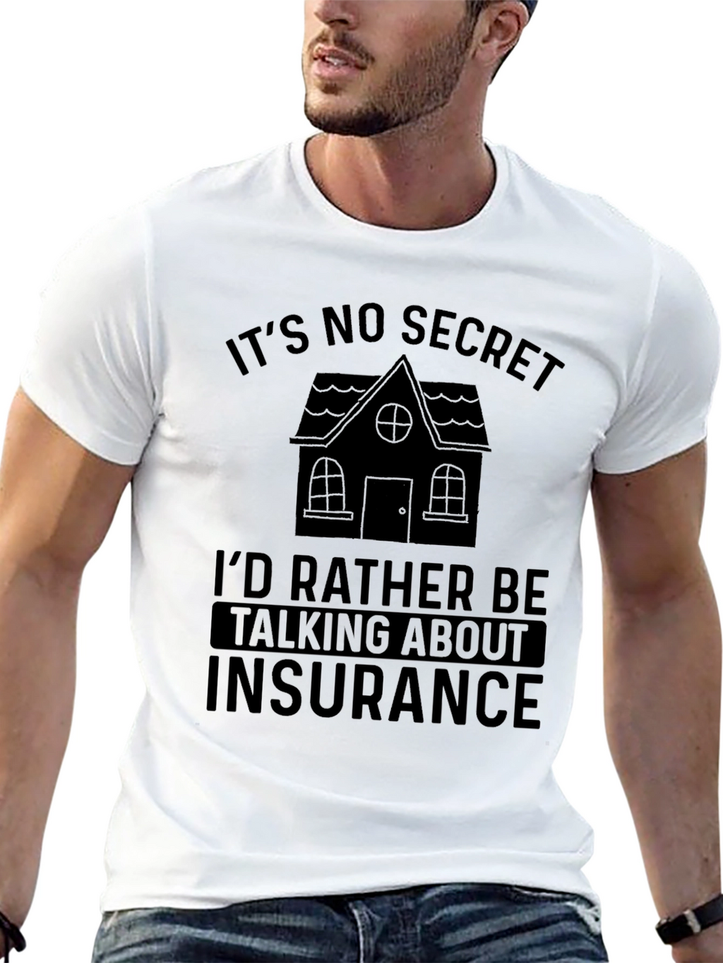 Insurance Lover Black T-Shirt