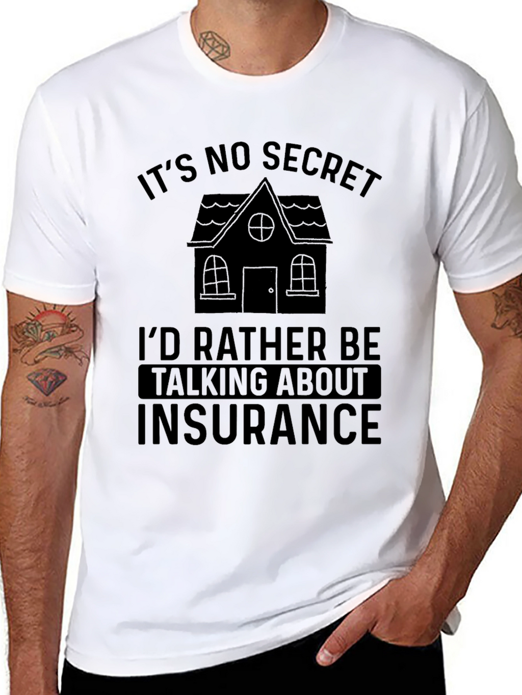 Insurance Lover Black T-Shirt