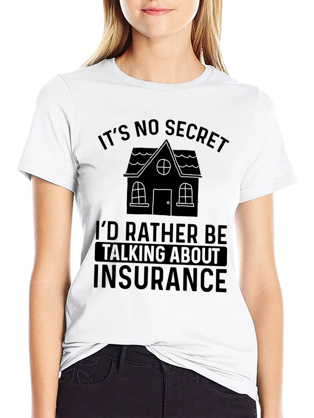 Insurance Lover Black T-Shirt