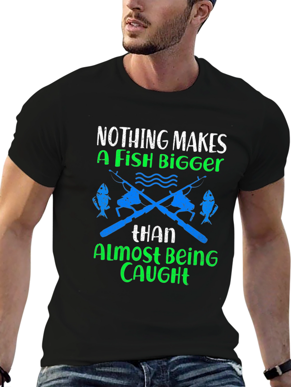 Fishing Humor Graphic T-Shirt