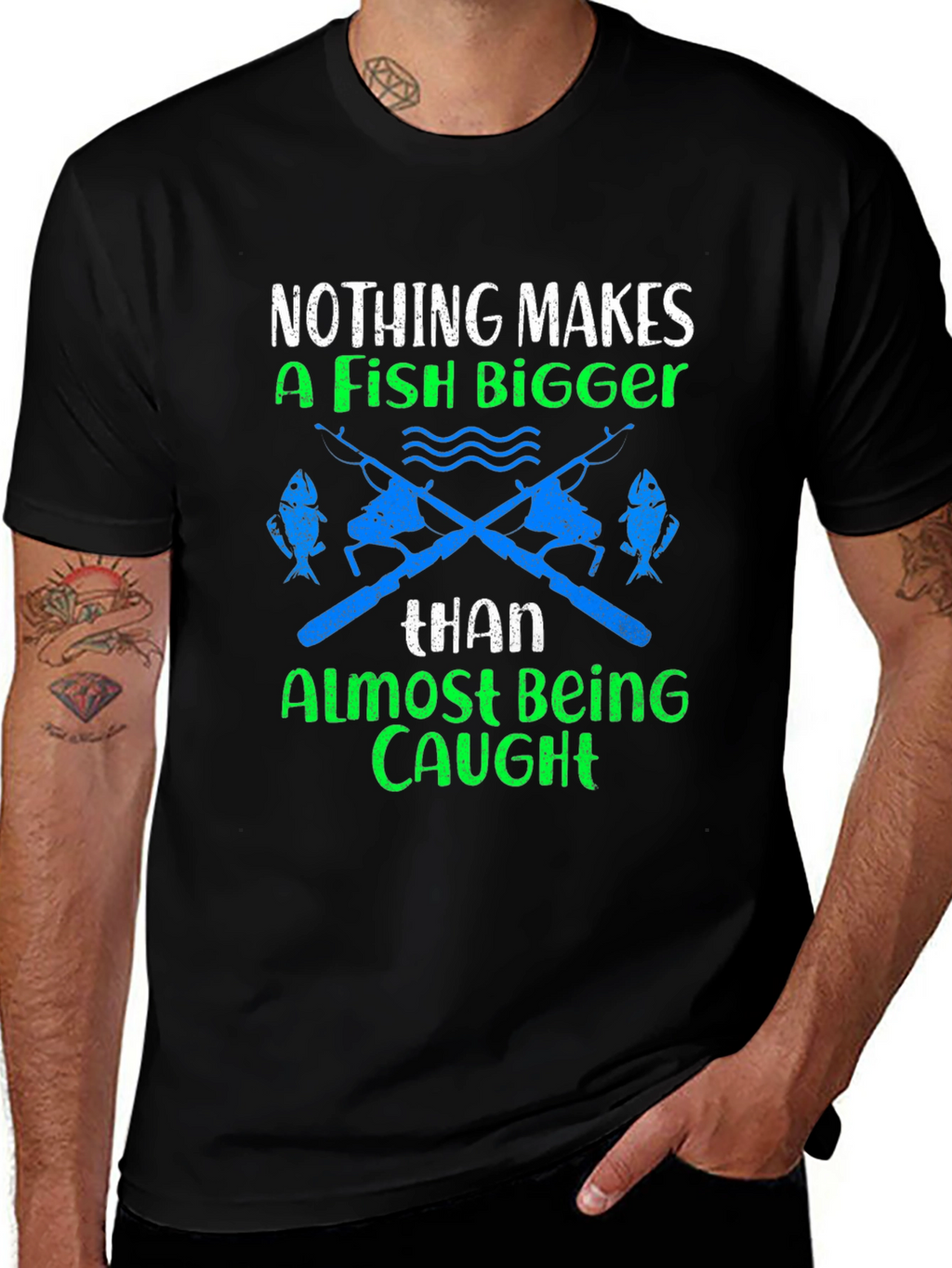 Fishing Humor Graphic T-Shirt