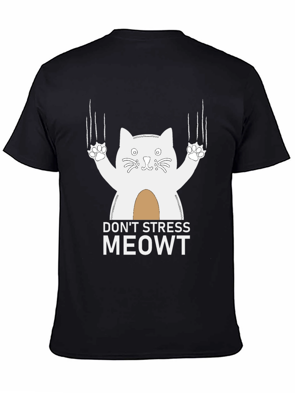Dont Stress Meowt T-Shirt - Funny Cat Tee