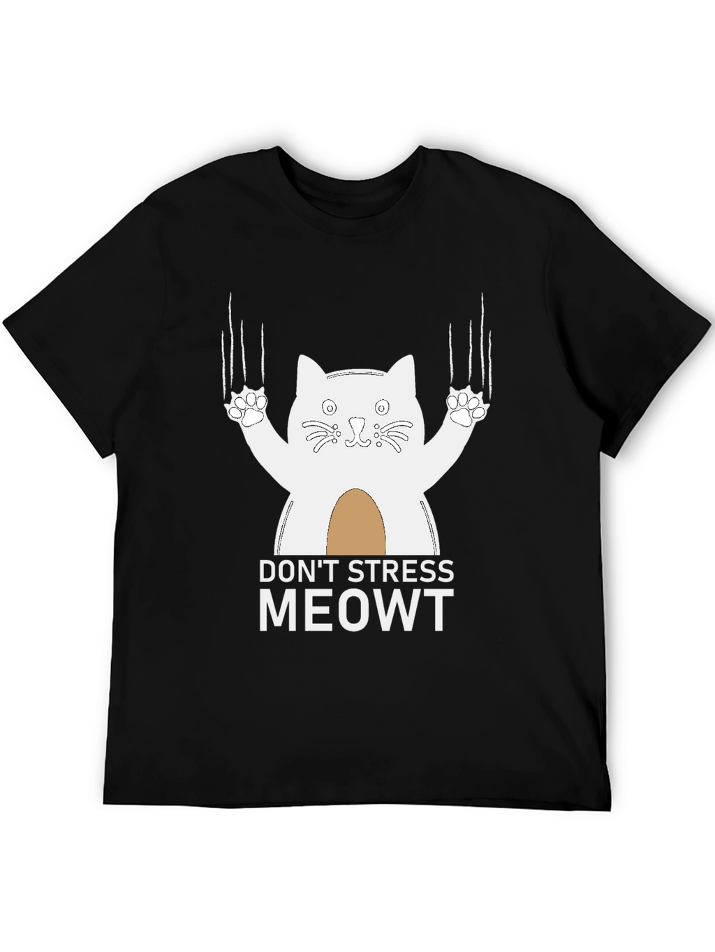 Dont Stress Meowt T-Shirt - Funny Cat Tee