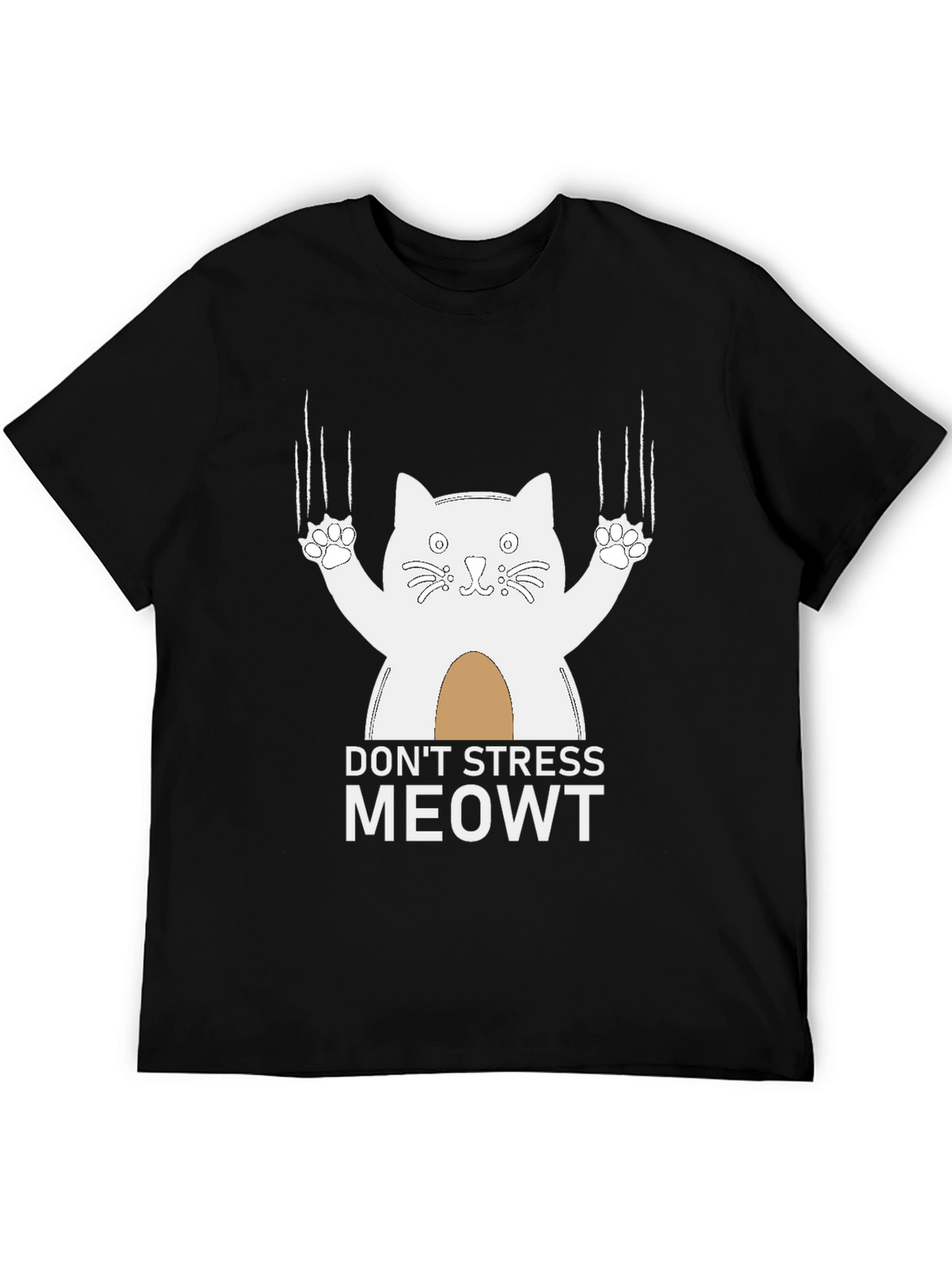 Dont Stress Meowt T-Shirt - Funny Cat Tee
