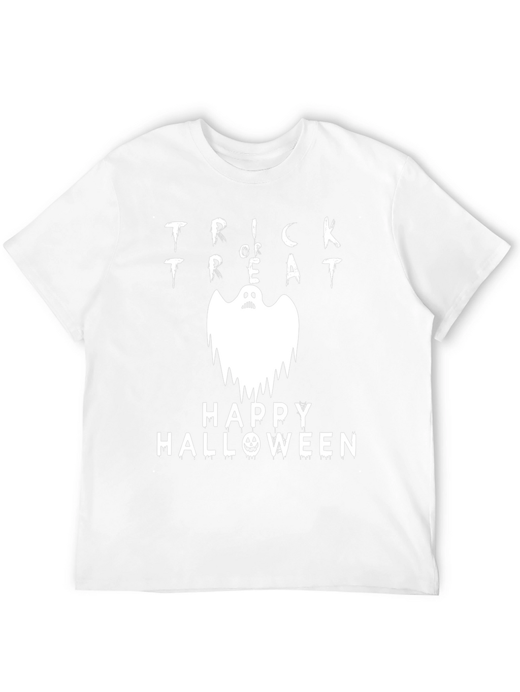 Trick or Treat Ghost Halloween Graphic Tee
