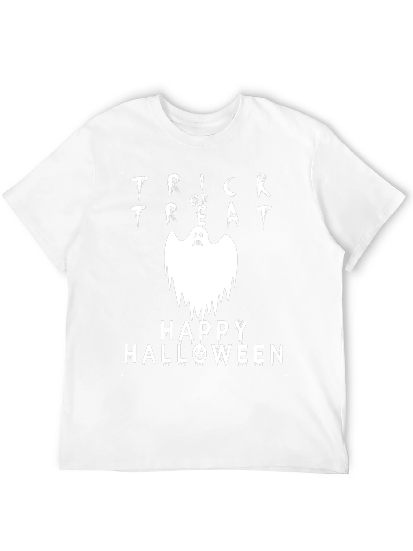 Trick or Treat Ghost Halloween Graphic Tee