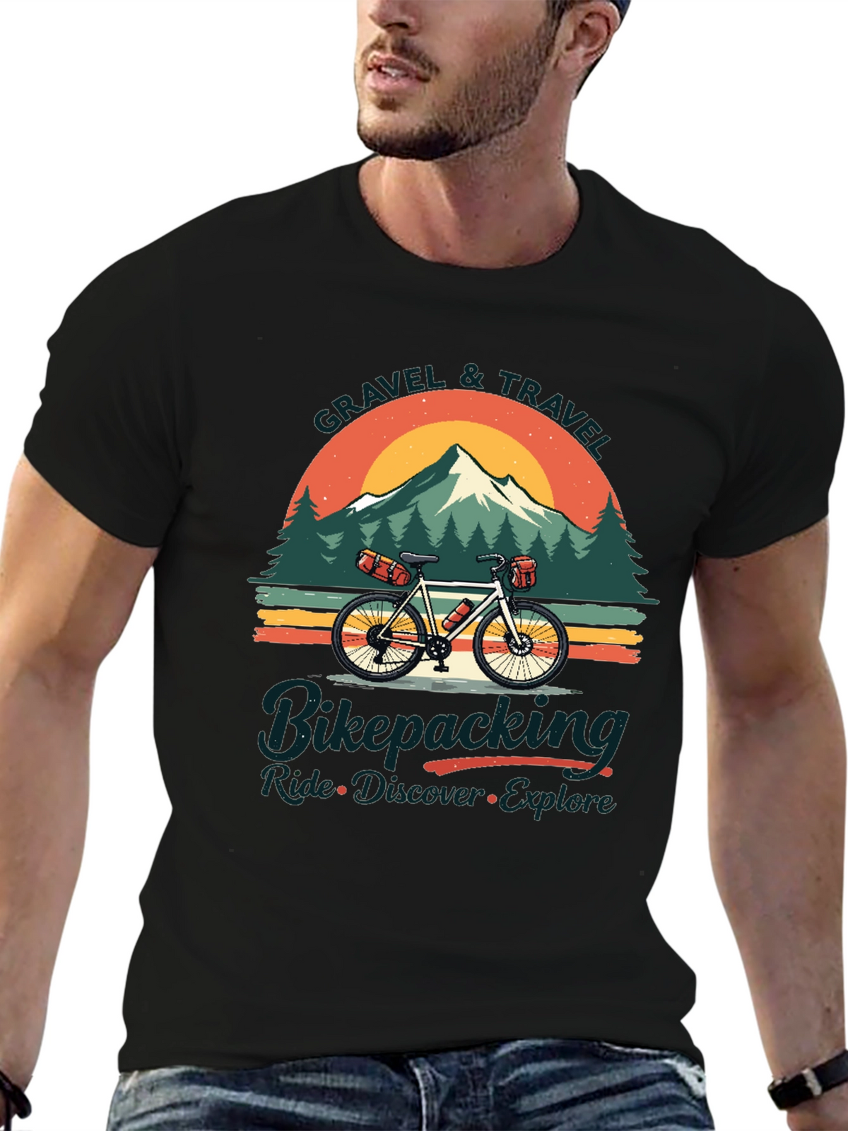 Gravel & Travel Bikepacking Ride T-Shirt