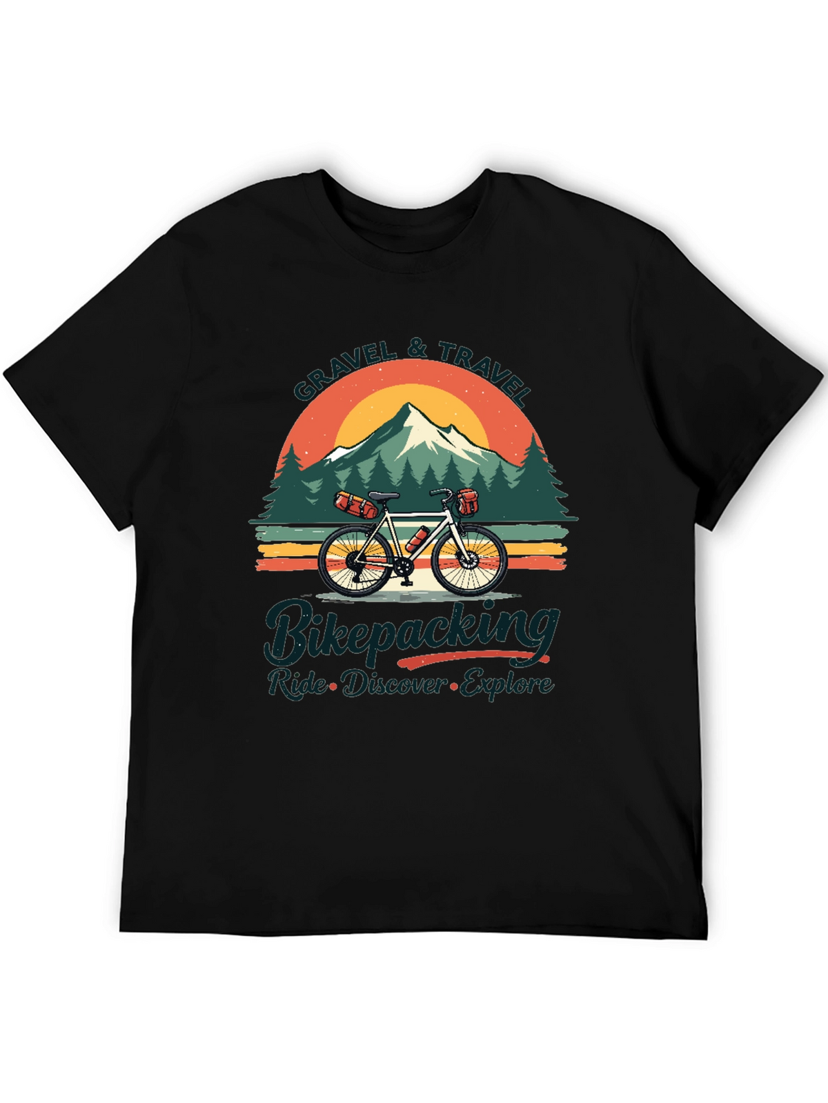 Gravel & Travel Bikepacking Ride T-Shirt