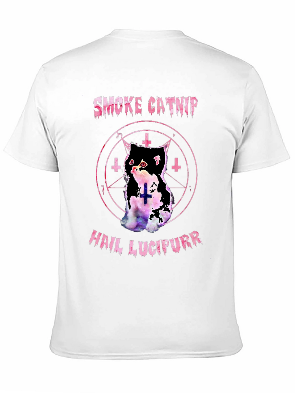 Smoke Catnip Hail Lucipurr Graphic T-Shirt