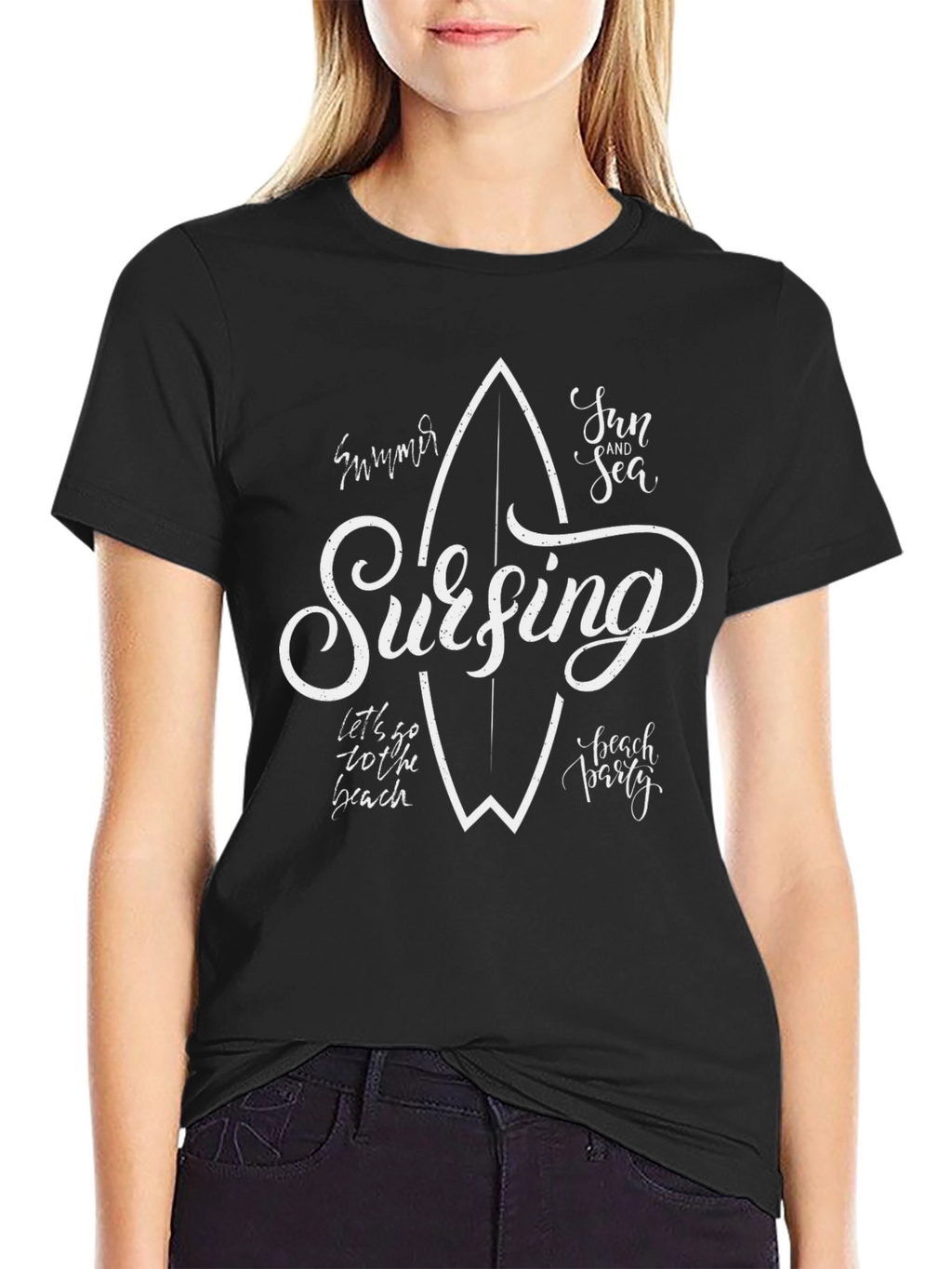 Surfing Summer Beach T-Shirt