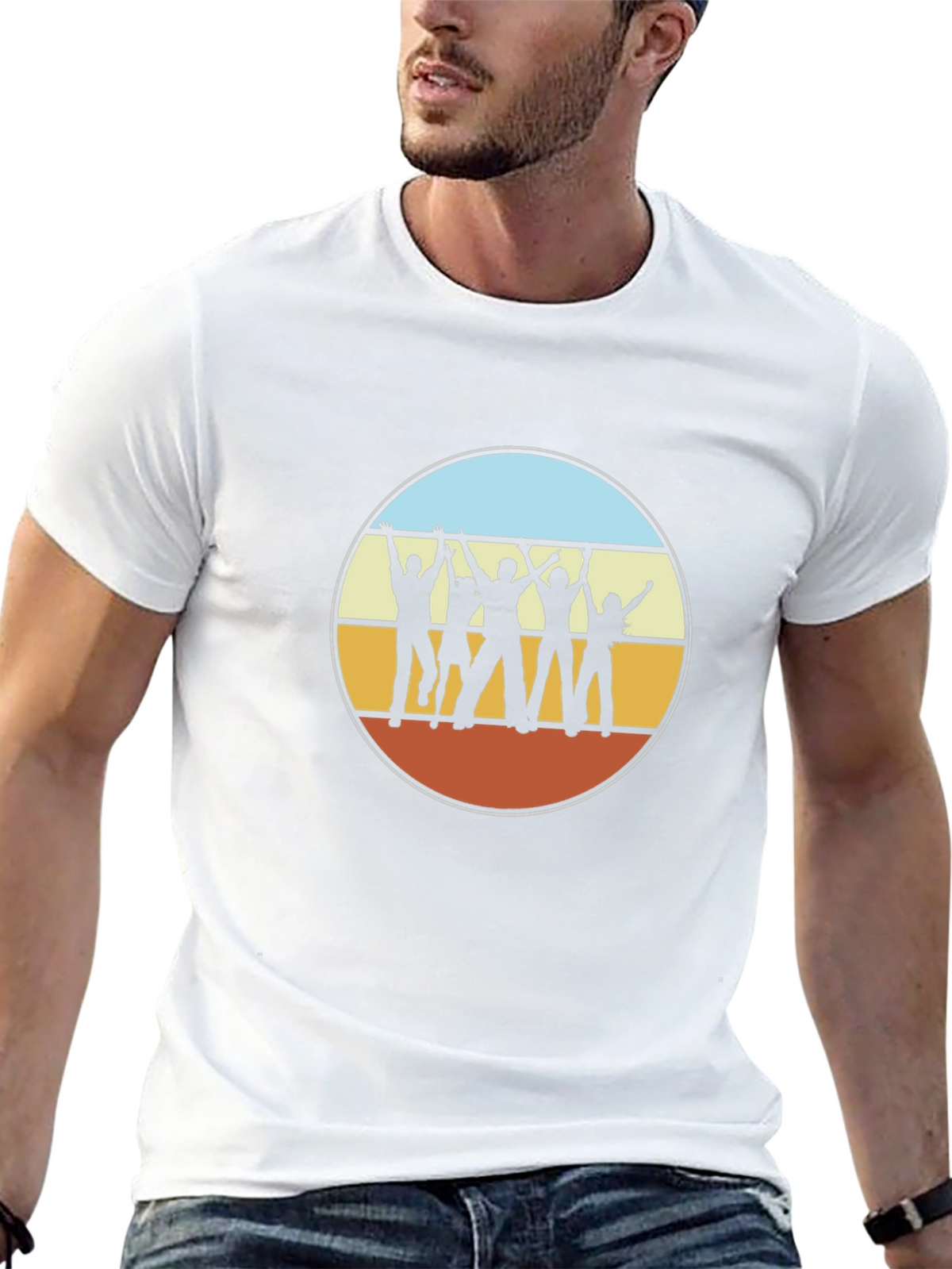 Retro Silhouette Graphic T-Shirt