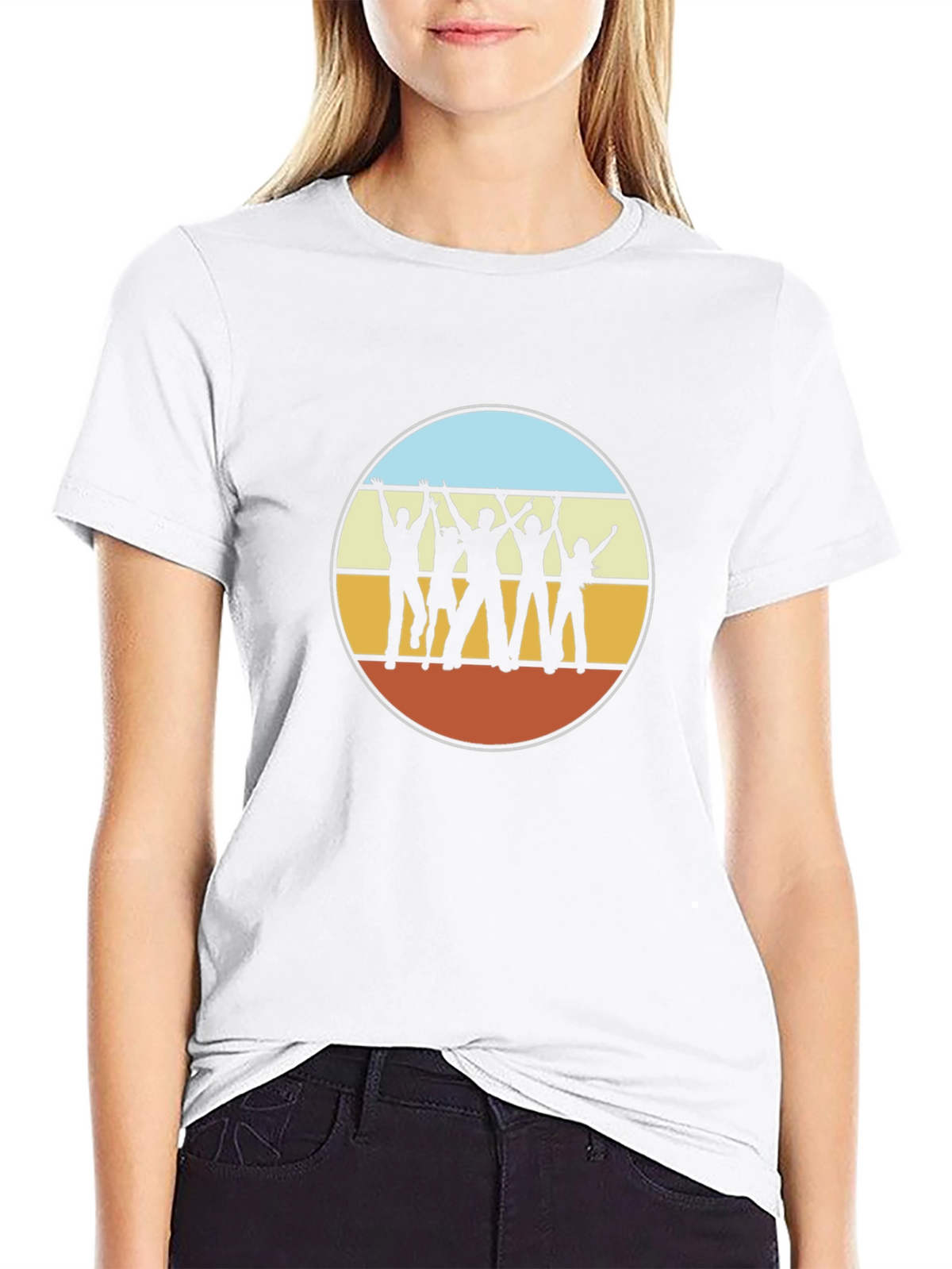 Retro Silhouette Graphic T-Shirt