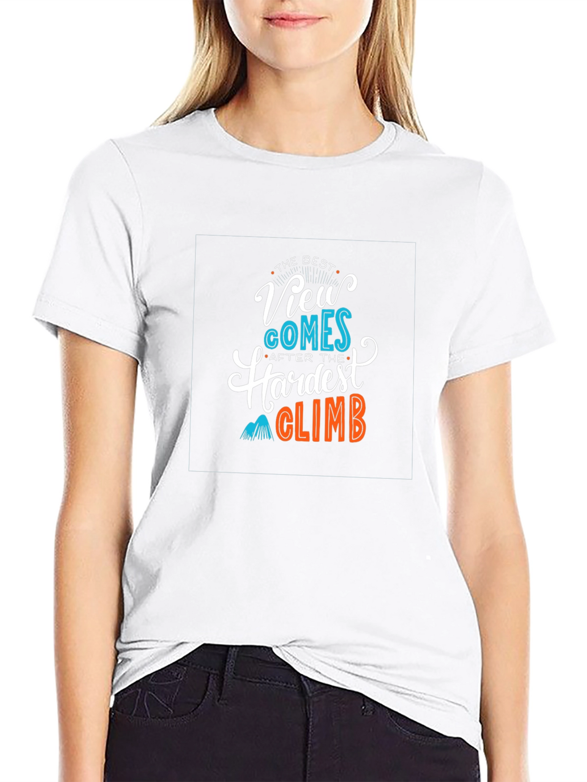 Inspirational Climb Graphic T-Shirt