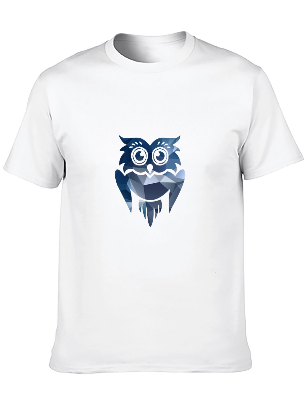 Geometric Owl Graphic T-Shirt - Modern & Stylish