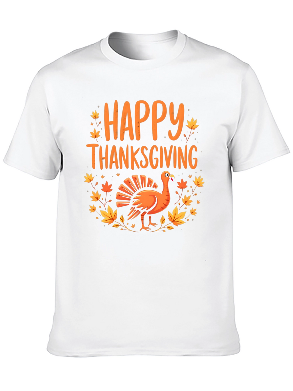 Happy Thanksgiving Turkey Graphic Tee