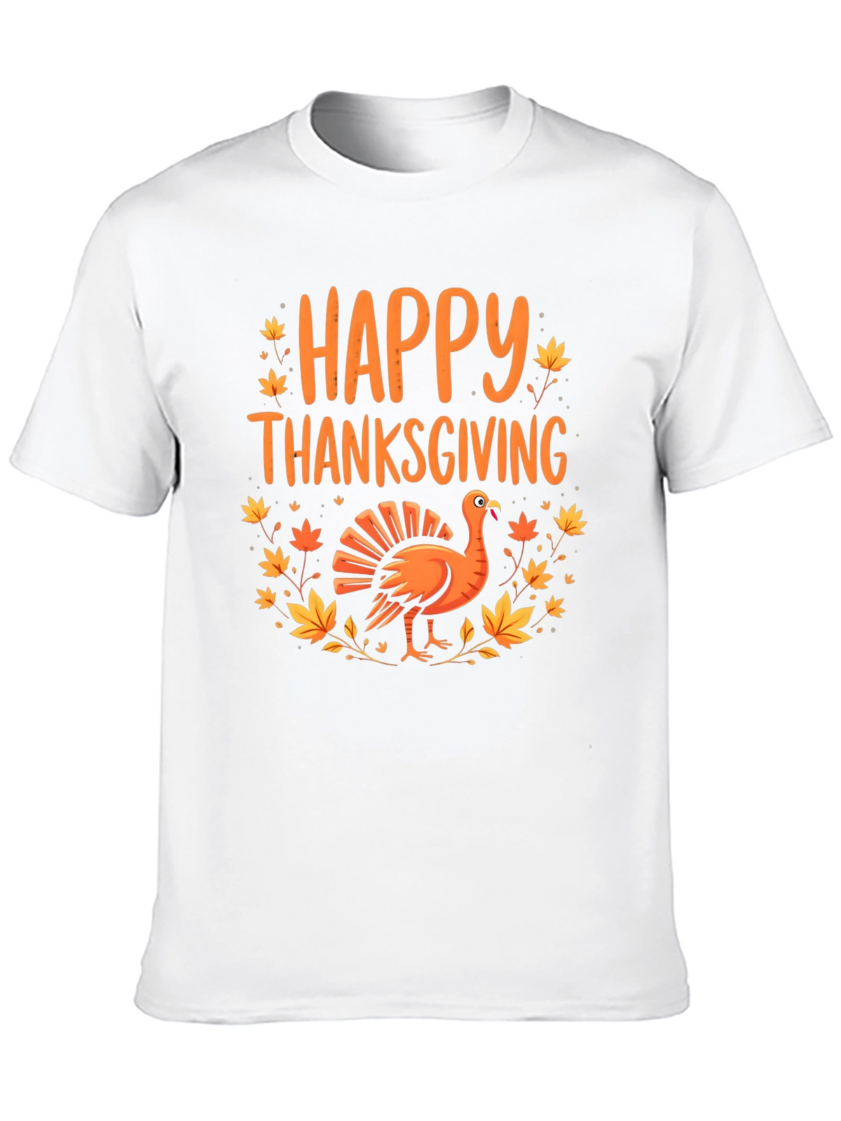 Happy Thanksgiving Turkey Graphic Tee