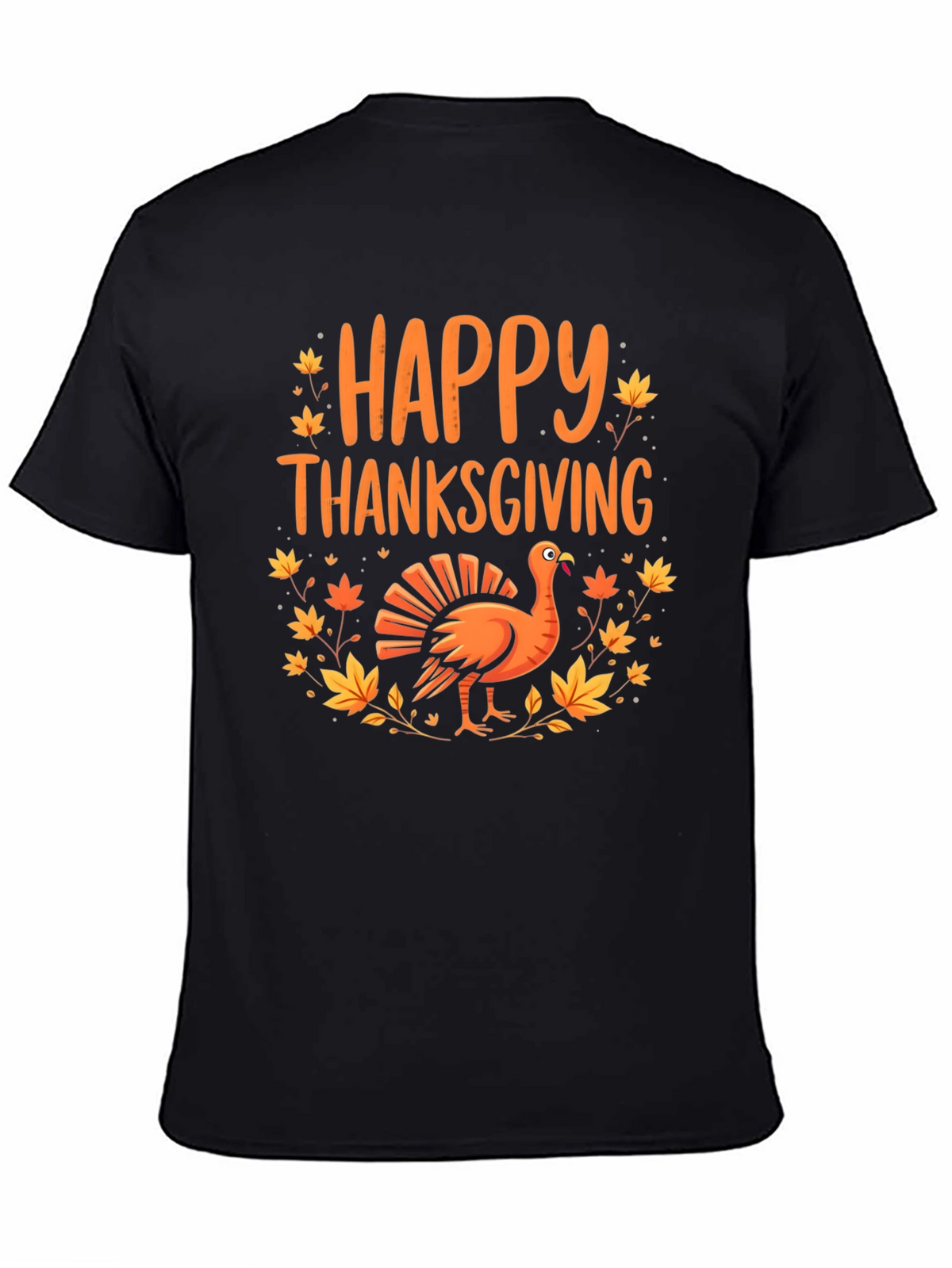 Happy Thanksgiving Turkey Graphic Tee