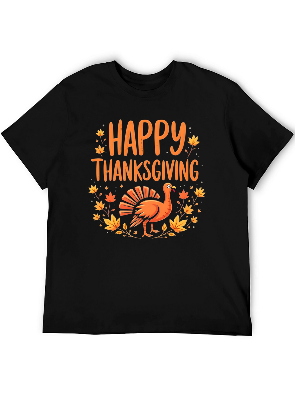Happy Thanksgiving Turkey Graphic Tee