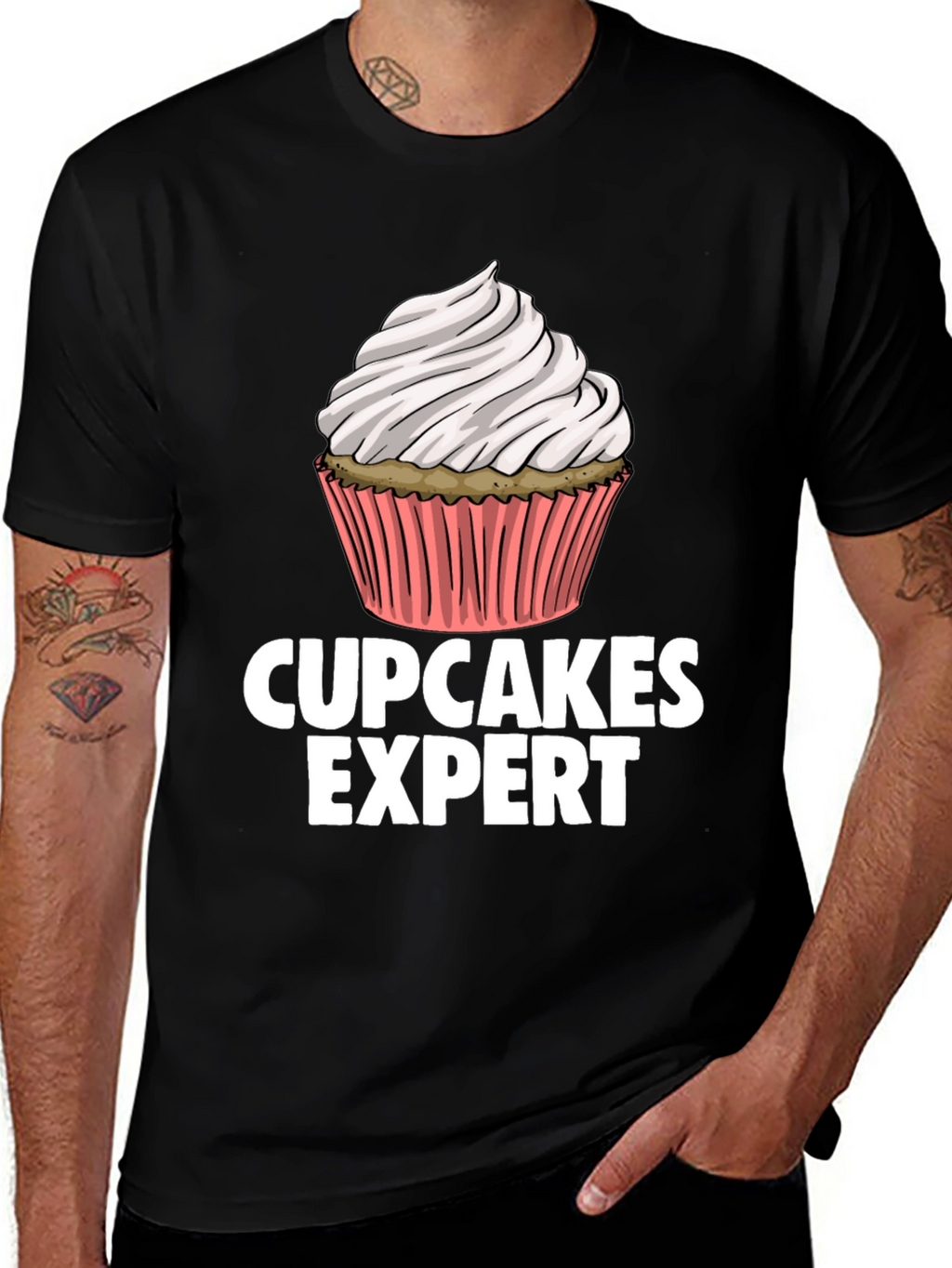 Cupcakes Expert Graphic Tee